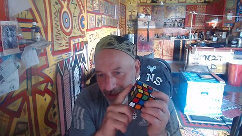 RUBIX CUBE DIE PAiR A DICE CARDS