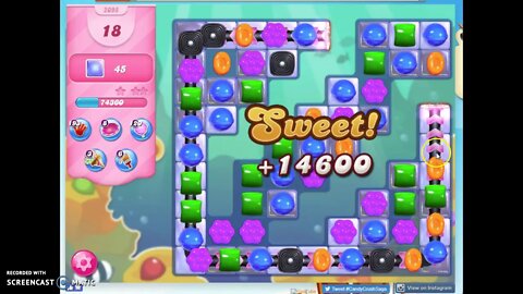 Candy Crush Level 2095 Audio Talkthrough, 1 Star 0 Boosters