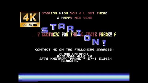 C64 Demo - Happy New Year [1988] by Starion