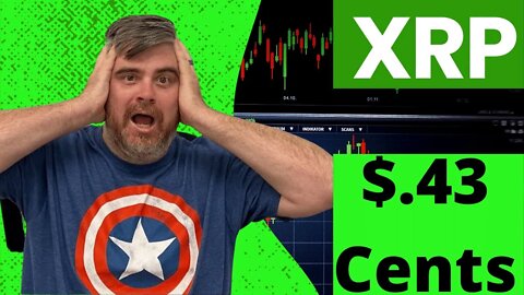HUGE DROP! | RIPPLE XRP NEWS TODAY | Under $.43 cents