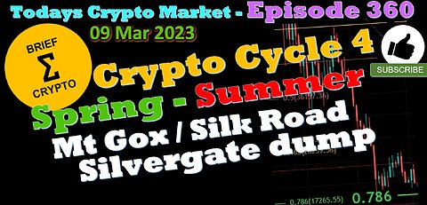 BriefCrypto-THE BIG EVENT-GOX /SILK ROAD/ SILVERGATE DUMP-The Days Crypto Market in LESS than 20 MIN