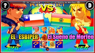 Street Fighter Alpha: Warriors' Dreams (EL_ESBIPER Vs. El Sueno de Morfeo) [Chile Vs. Bolivia]