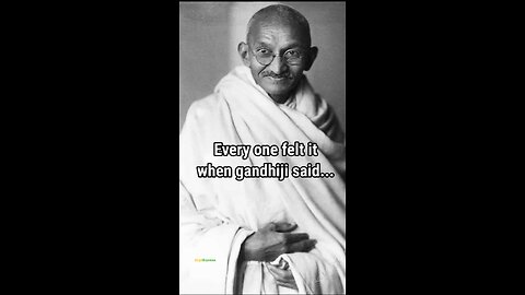 Wise words from ghandi‼️