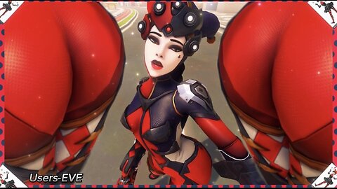 Viewing Thick HarleQuin Widowmaker Big Ass Booty in Game - Overwatch 2 (18+)