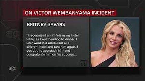 Britney Spears slapped in face by NBA star Victor Wembanyama’s security, files police report