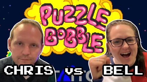 Chris vs Bell Round 5 | Retro Gaming Challenge | Puzzle Bobble Arcade