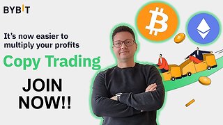 Bybit Copy Trading New Feature Bitcoin & Altcoins Copy Trading🥇 Crypto Passive Income Easy