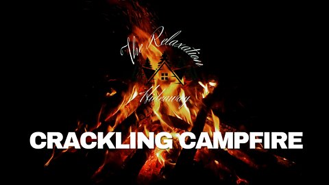 Crackling Campfire | Nature White Noise for Sleep, Studying or Relaxation | (10 hours)