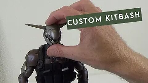 Talking Kitbashes with a 1/6 scale Custom "Barios" action figure