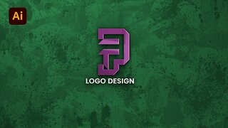 PF Logo Design | Modern Logo Design In Adobe Illustrator Tutorial For Beginner's