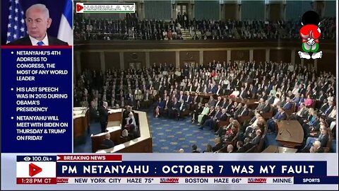 Israeli PM Netanyahu Jong Un addresses Congress july 2024 parody
