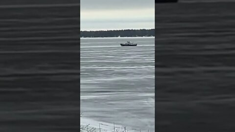 Madeline Island ferry back running. #bayfieldwi￼