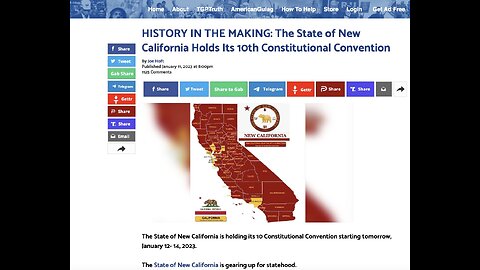 NEW CALIFORNIA STATE 10th CONSTITUTIONAL CONVENTION JANUARY 13, 2023