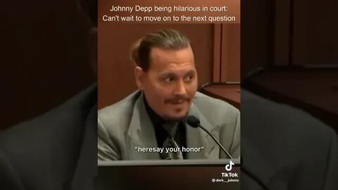 Funny moments from Johnny depp trial #shorts