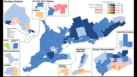 Back to Peak Vote Splitting | Ontario Election Forecast (May 15 2022)
