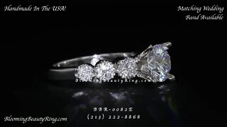 BBR 0082E 7 Stone Diamond Engagement Ring Video