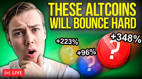 These Altcoins Will Bounce The Most If Bitcoin Reverses This Week