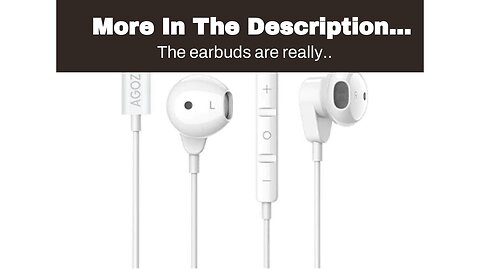 More In The Description LEWOER USB C Headphones, in-Ear Noise Cancelling Earbuds Stereo Bass Gy...