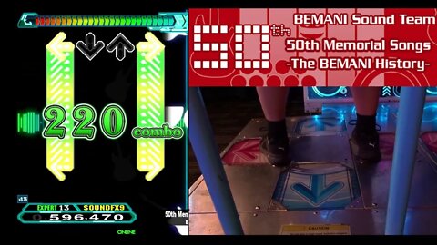 50th Memorial Songs -The BEMANI History- - EXPERT (13) - AA#517 (Full Combo) on DDR A20+ (AC, US)