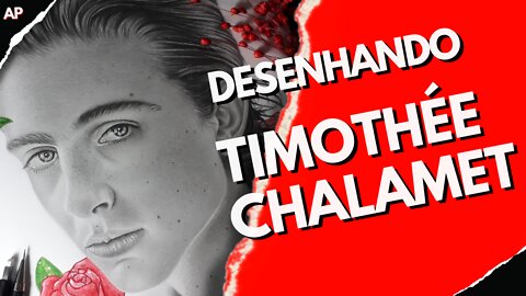 Making a realistic drawing of actor Timothée Chalamet
