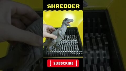 Shredder Machine Vs Dinossauro | Teste de Resistencia #Shorts