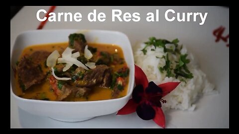 BEEF CURRY - CARNE DE RES AL CURRY