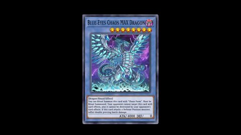The Yu-Gi-Oh! Blue Eyes Chaos MAX Dragon - The Best Card for New Players