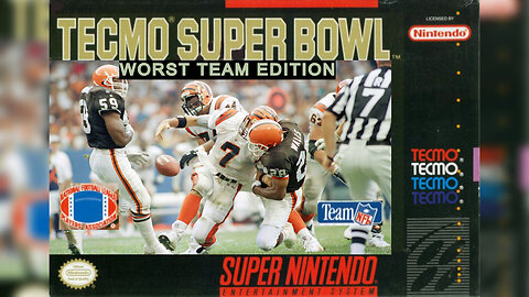 Tecmo Super Bowl - Cleveland Browns @ Cincinnati Bengals (Week 9, 1992)