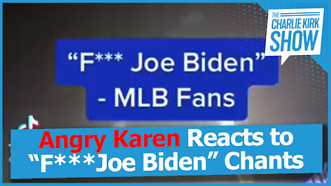 Angry Karen Reacts to “F***Joe Biden” Chants