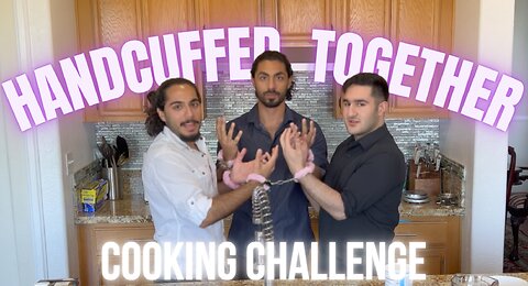 FUNNY HANDCUFFED COOKING CHALLENGE #2