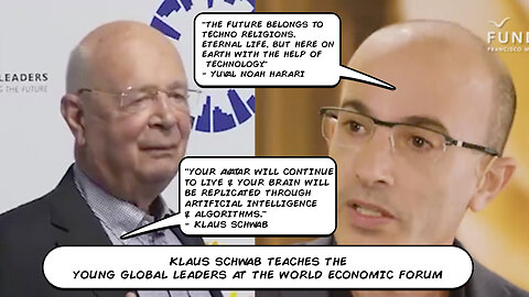 Klaus Schwab | Klaus Schwab Introduces New Religion "Your Avatar Will Continue to Live & Your Brain Will Be Replicated Through Artificial Intelligence & Algorithms." + "Eternal Life, Here On Earth with the Help of Technology."