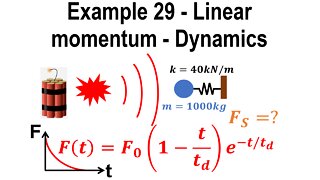 Example problem 29 - Linear momentum - Dynamics - Classical mechanics - Physics