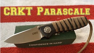 CRKT Parascale TJ Schwarz Design Deadbolt lock and D2 blade !