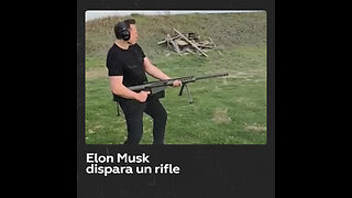 Elon Musk: “Disparando desde la cadera mi Barrett de calibre 50”