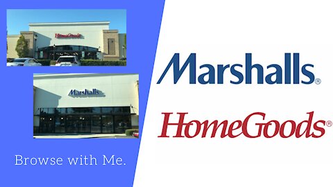 Browse Marshalls & HomeGoods with me!