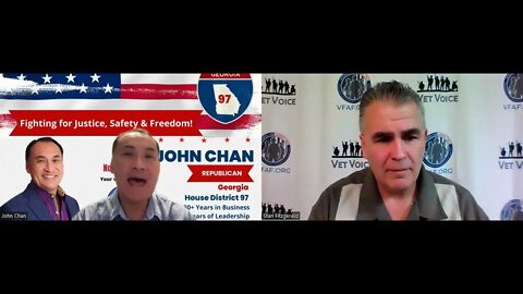 JOHN CHAN Georgia House District 97 candidate interviews with Veterans For America First