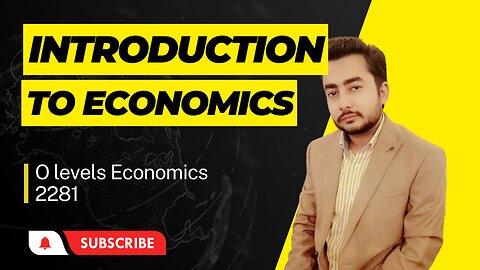 Introduction to Economics |Fahad Ali