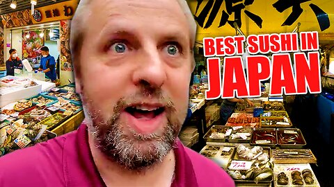 Best Sushi in Japan - Tsukiji Fish Market