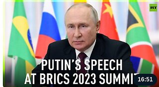 Putin takes part in BRICS 2023 Summit via video