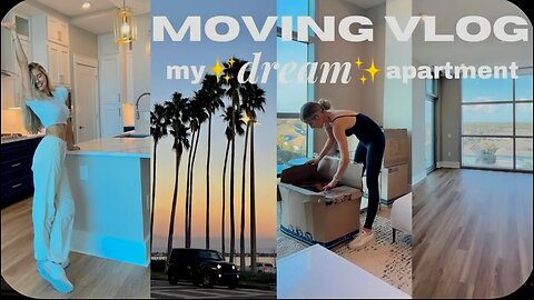 EMPTY APARTMENT TOUR + MOVE IN WITH ME (move in vlog 1📦)
