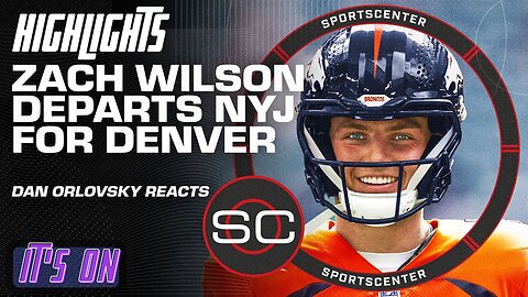 BREAKING: Zach Wilson traded to Broncos, Jets receive pick swap 🚨 | SportsCenter