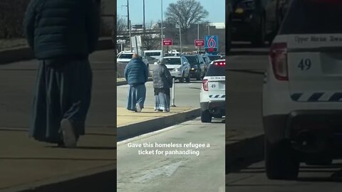 Cops ticket homeless refugee women for panhandling