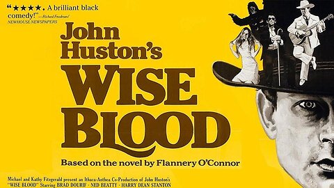 WISE BLOOD 1979 Brad Dourif in John Huston's Superb Satire of Society & Religion FULL MOVIE HD & W/S