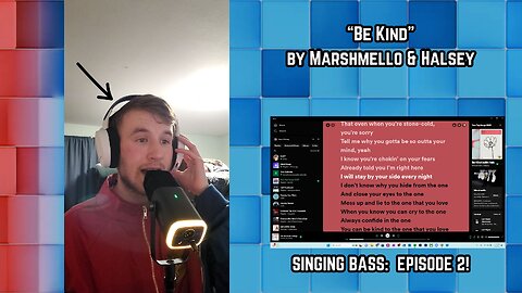 MATT | Singing Bass #2 - Be Kind, Marshmello & Halsey