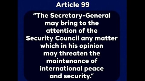 UN Security Council Invokes Rare Article 99 on Israel