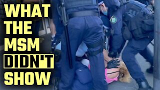 What the MSM didn't show from Sydney's latest lockdown protest