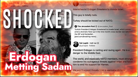 Erdogan is following Sadam Hussein's path" Israel, foreign minister