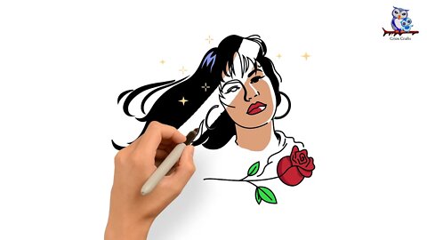 How To Draw Selena - Easy Art Tutorial