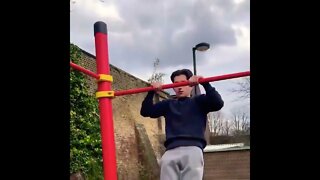 SLOWEST MUSCLE UP CHALLENGE 🔥