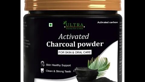 Ultra Healthcare Activated Charcoal Powder For Natural Deep Cleansing,Whitening, Brighting & Glow